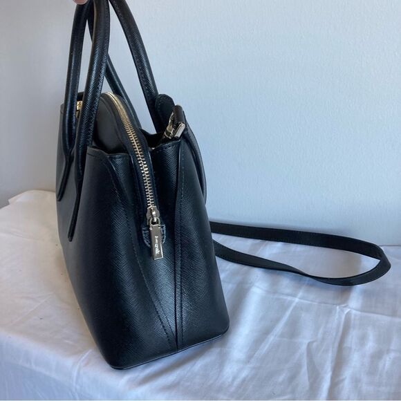 KATE SPADE Black Leather Satchel Madison Dumpling Dolly Phoebe Tote Crossbody - Picture 4 of 11